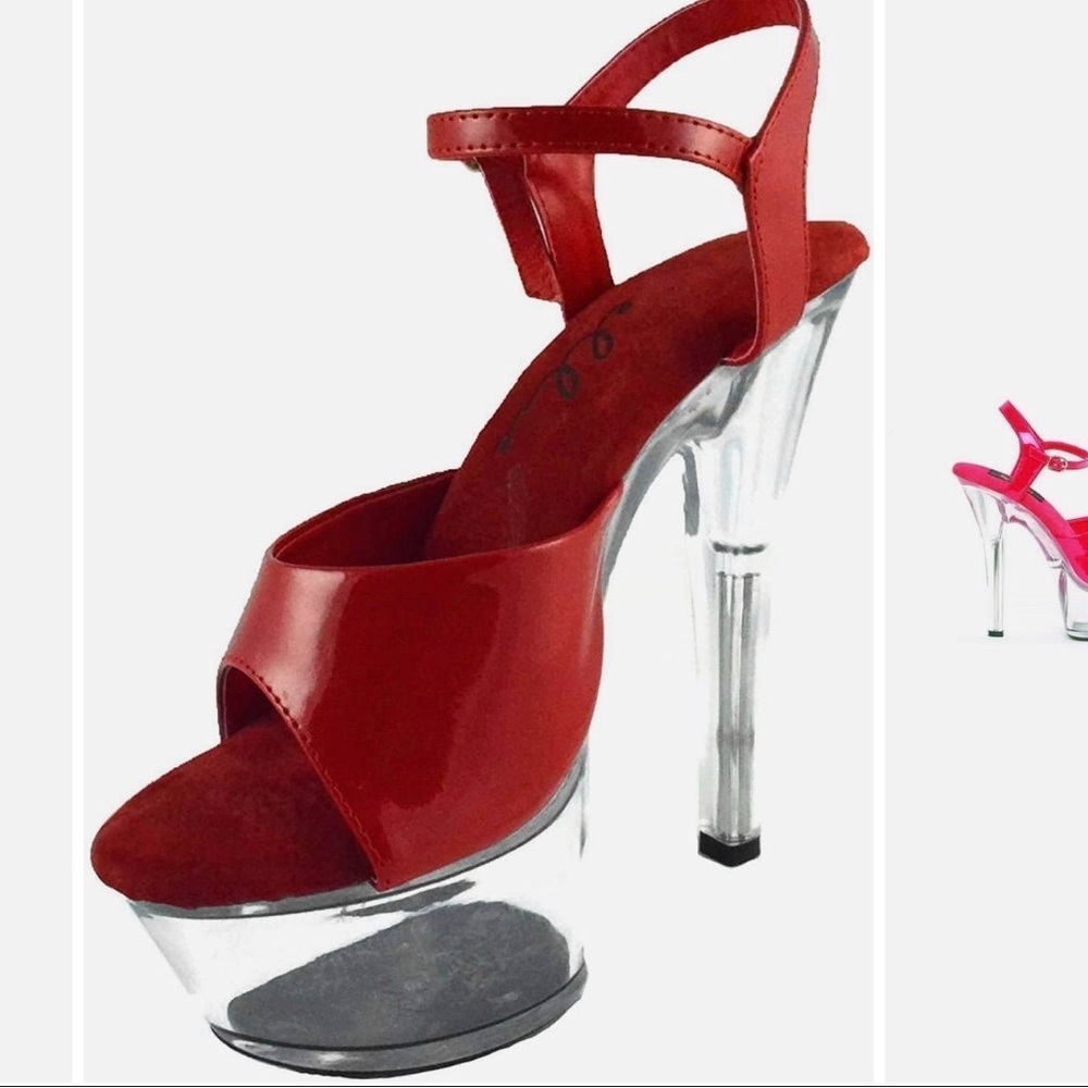 Ellie Juliet 601 c women’s heels red sz 8 nwt